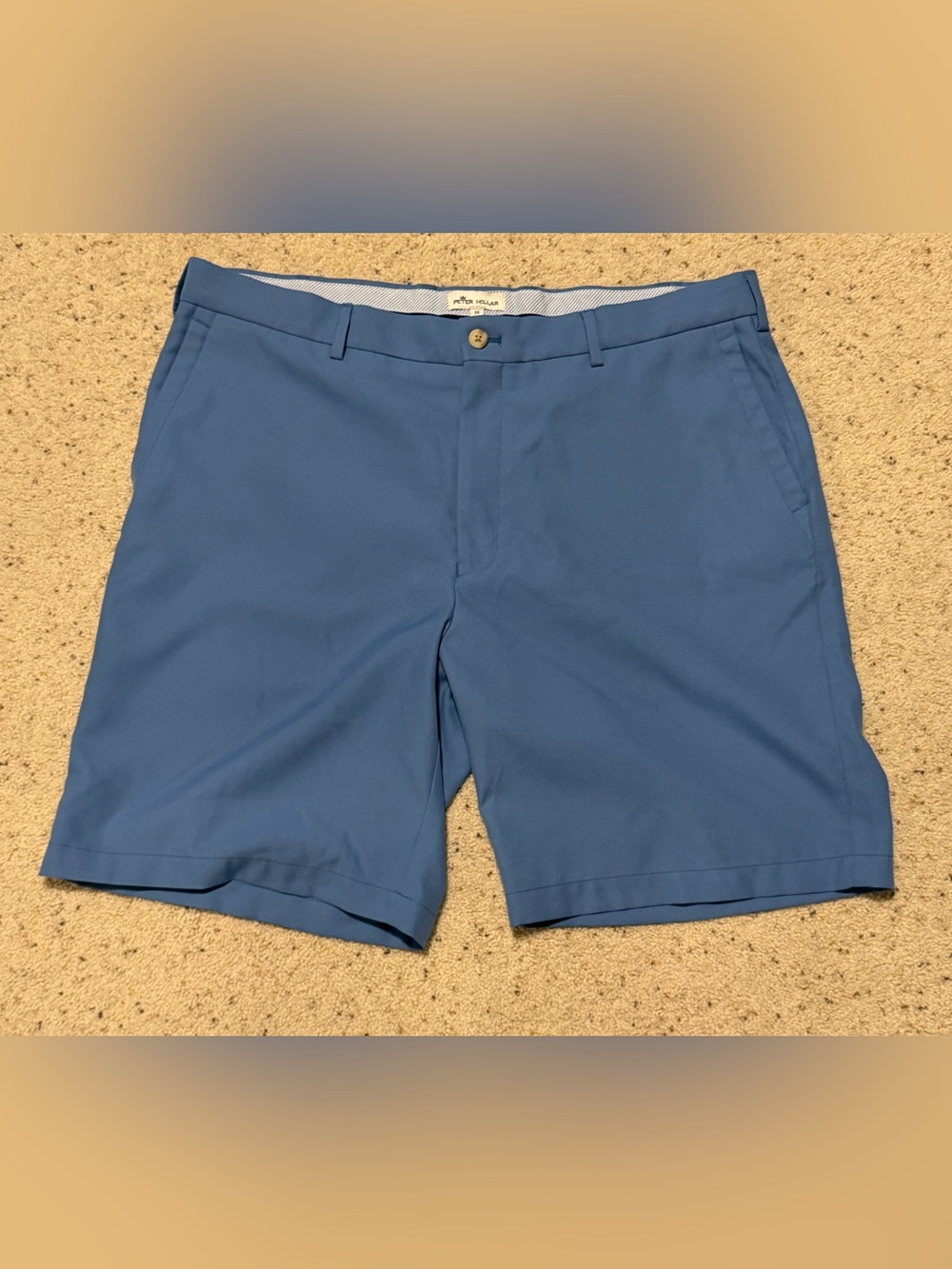 Peter Millar Men's Blue Shorts Size 38. 8”inseam